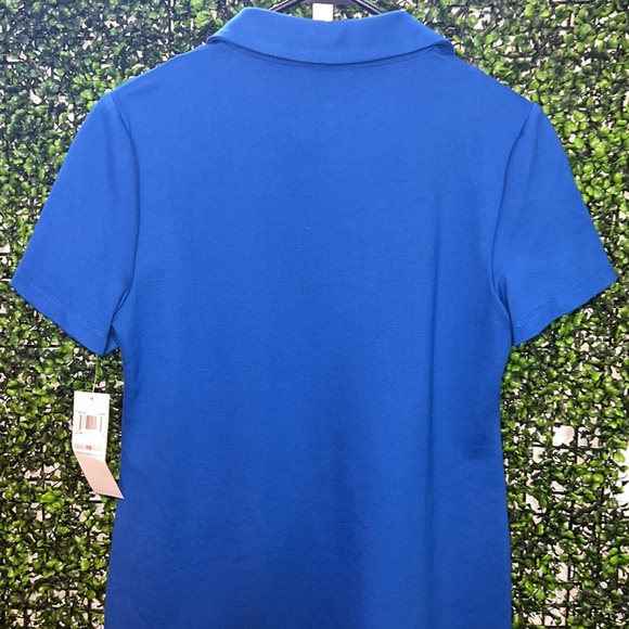 London Times Collard Button Short Sleeve Bodycon Solid Short Scuba Dress size 10 - Picture 7 of 7